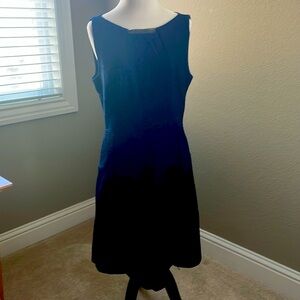 T Tahari navy blue dress, size 10